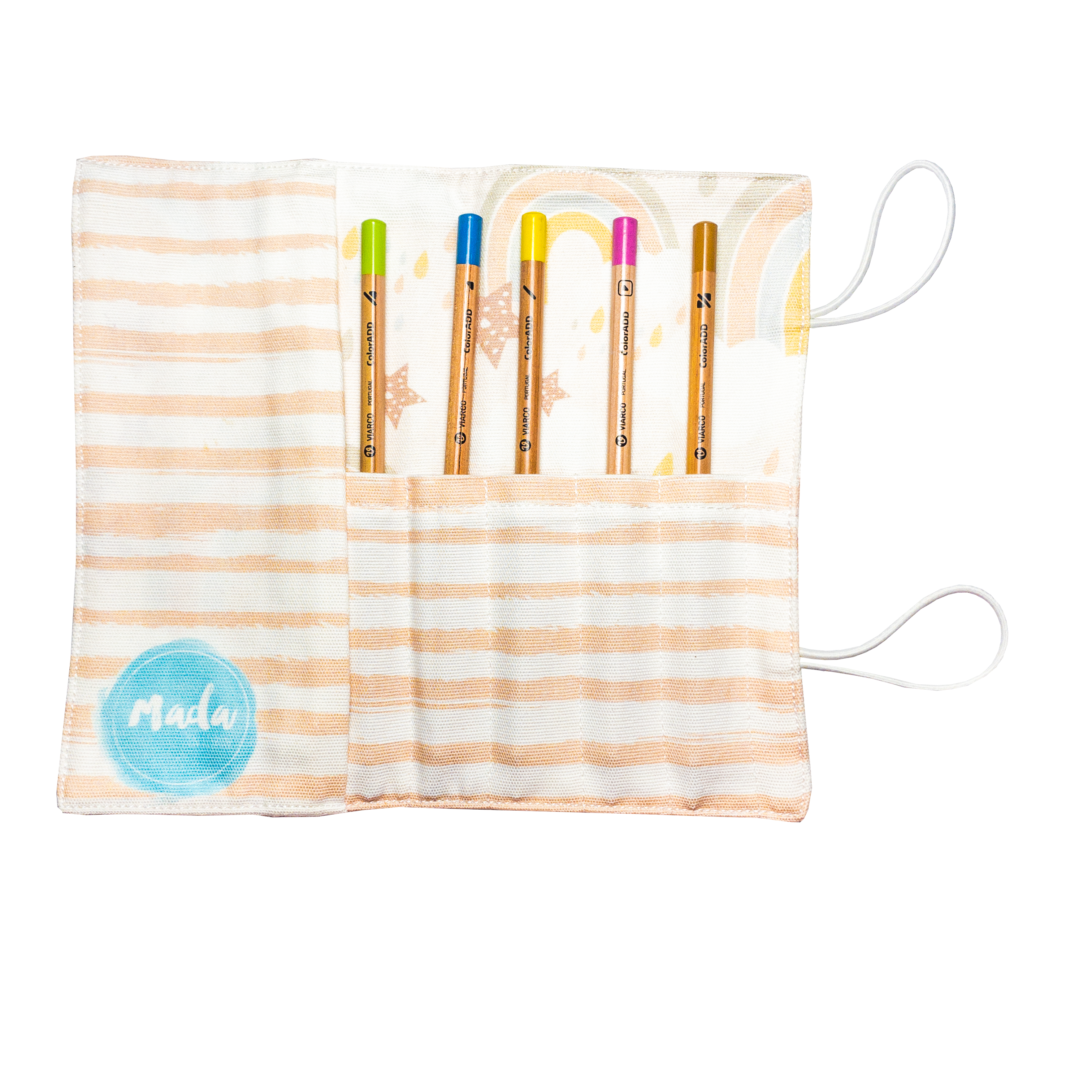 Nude Raibow Small Pencil Case-2