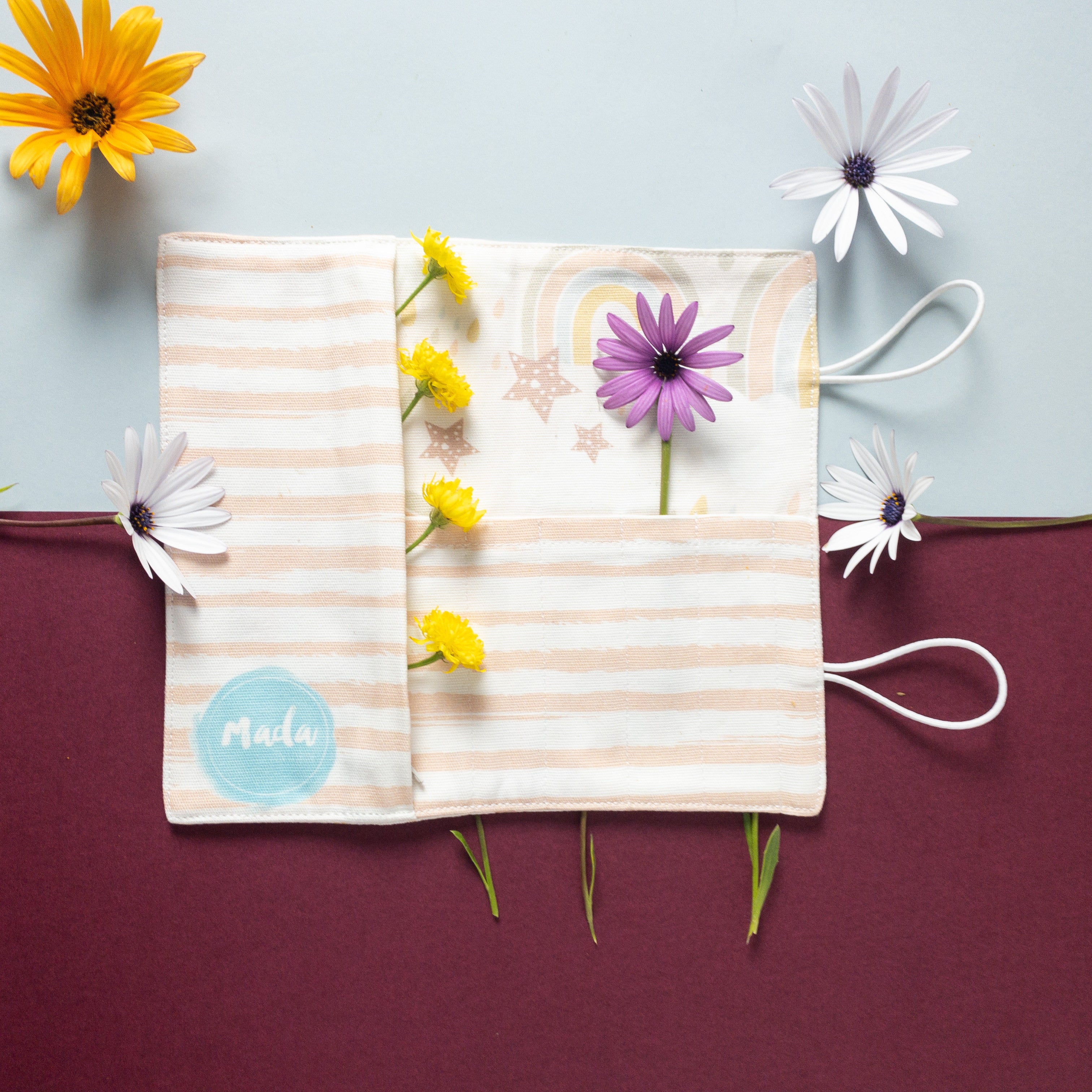 Nude Raibow Small Pencil Case-0