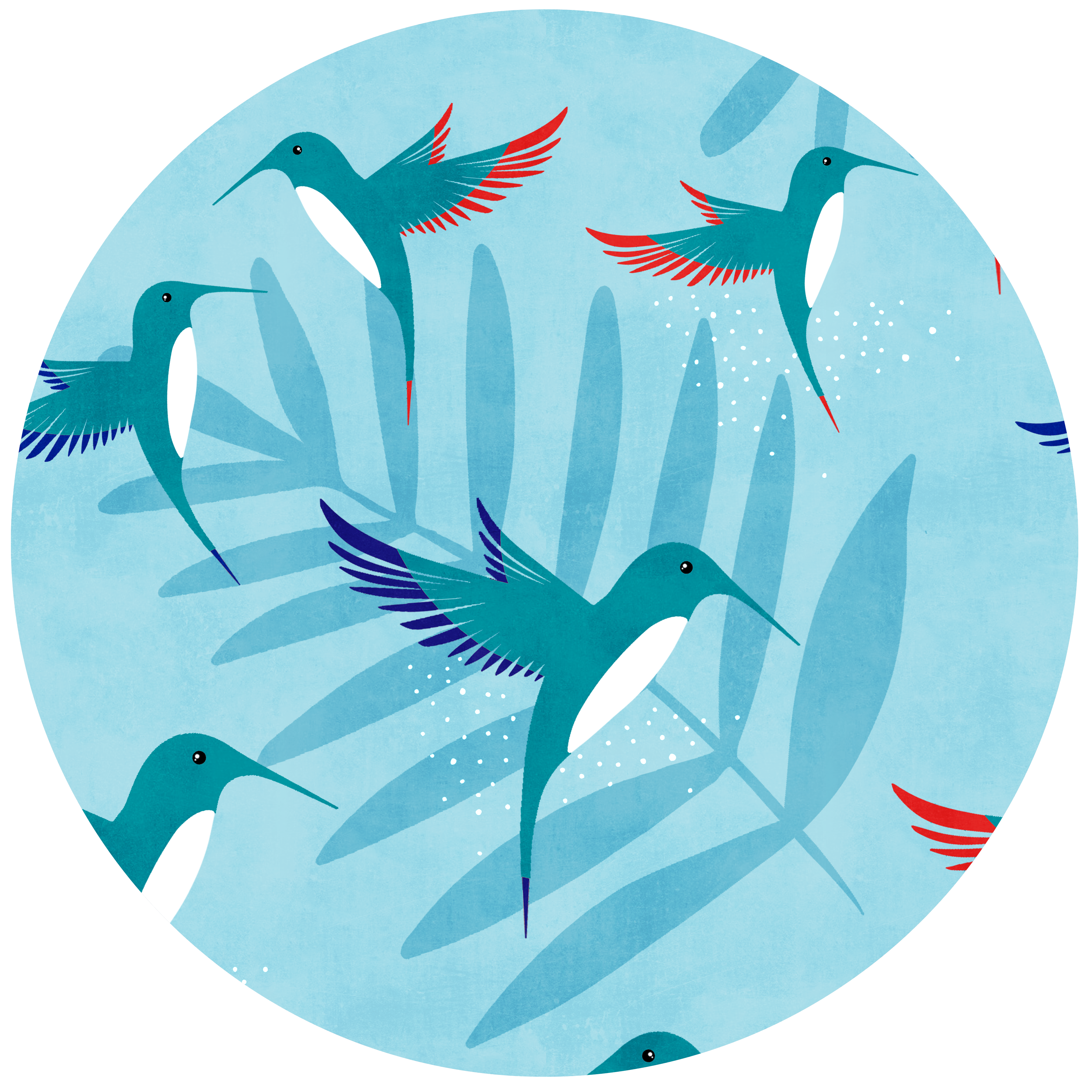 Pencil Case Small Hummingbird-3