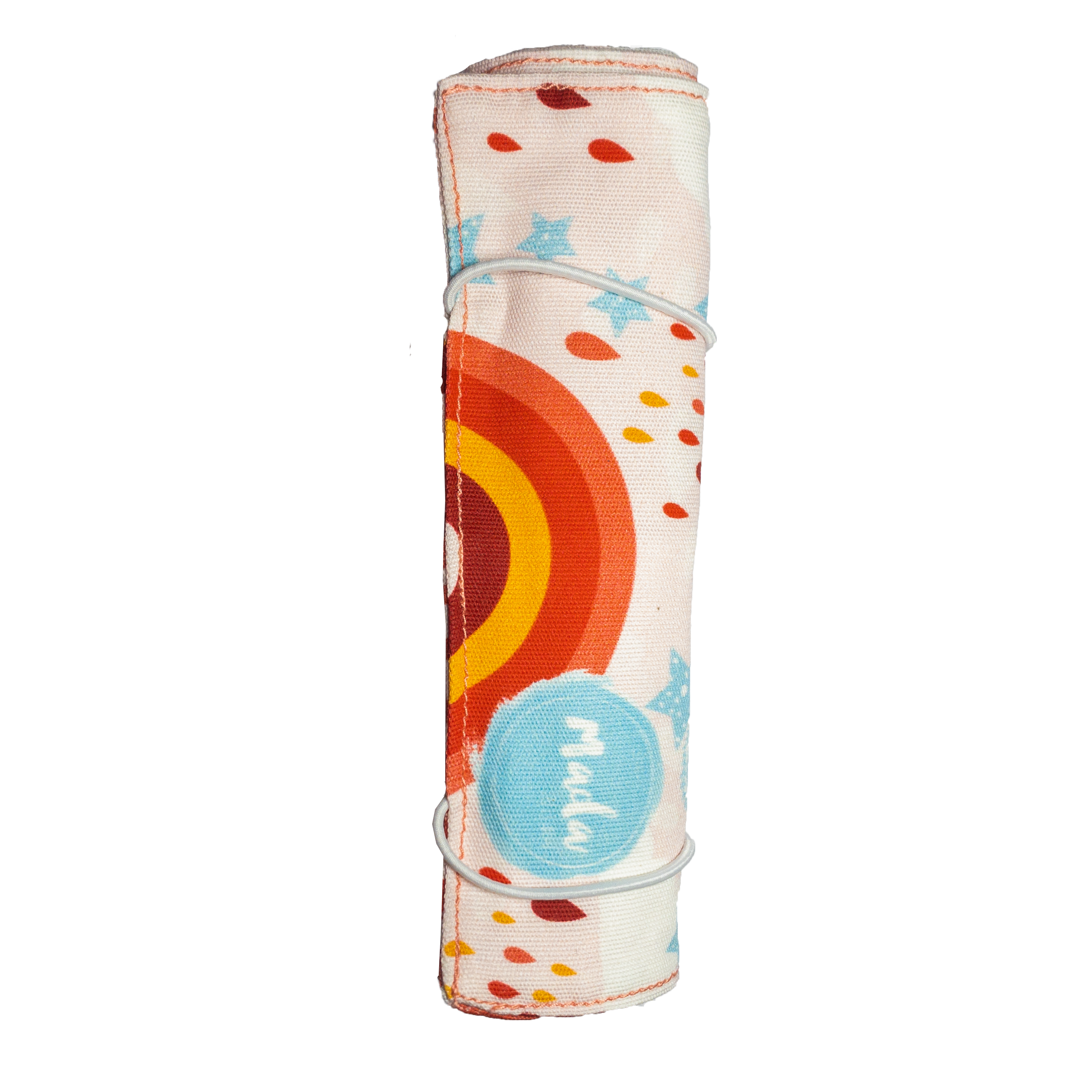 Pink Rainbow Long Pencil Case-1