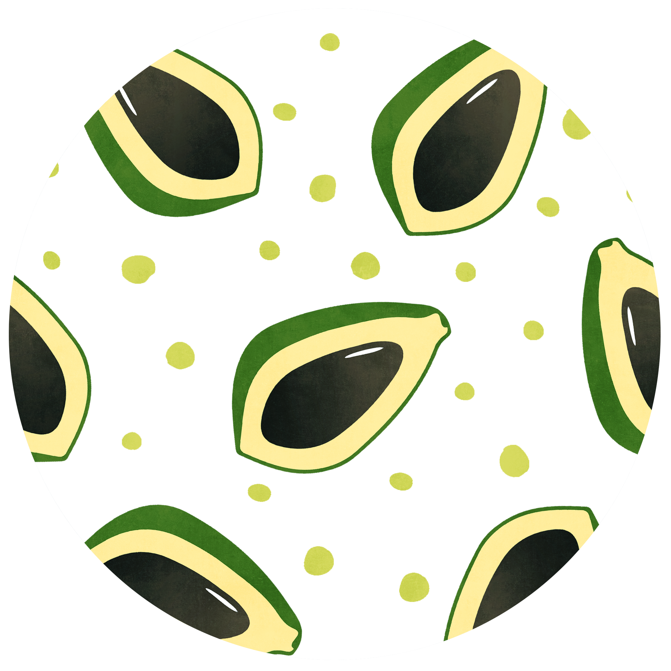 Pencil Case Small Avocado-4