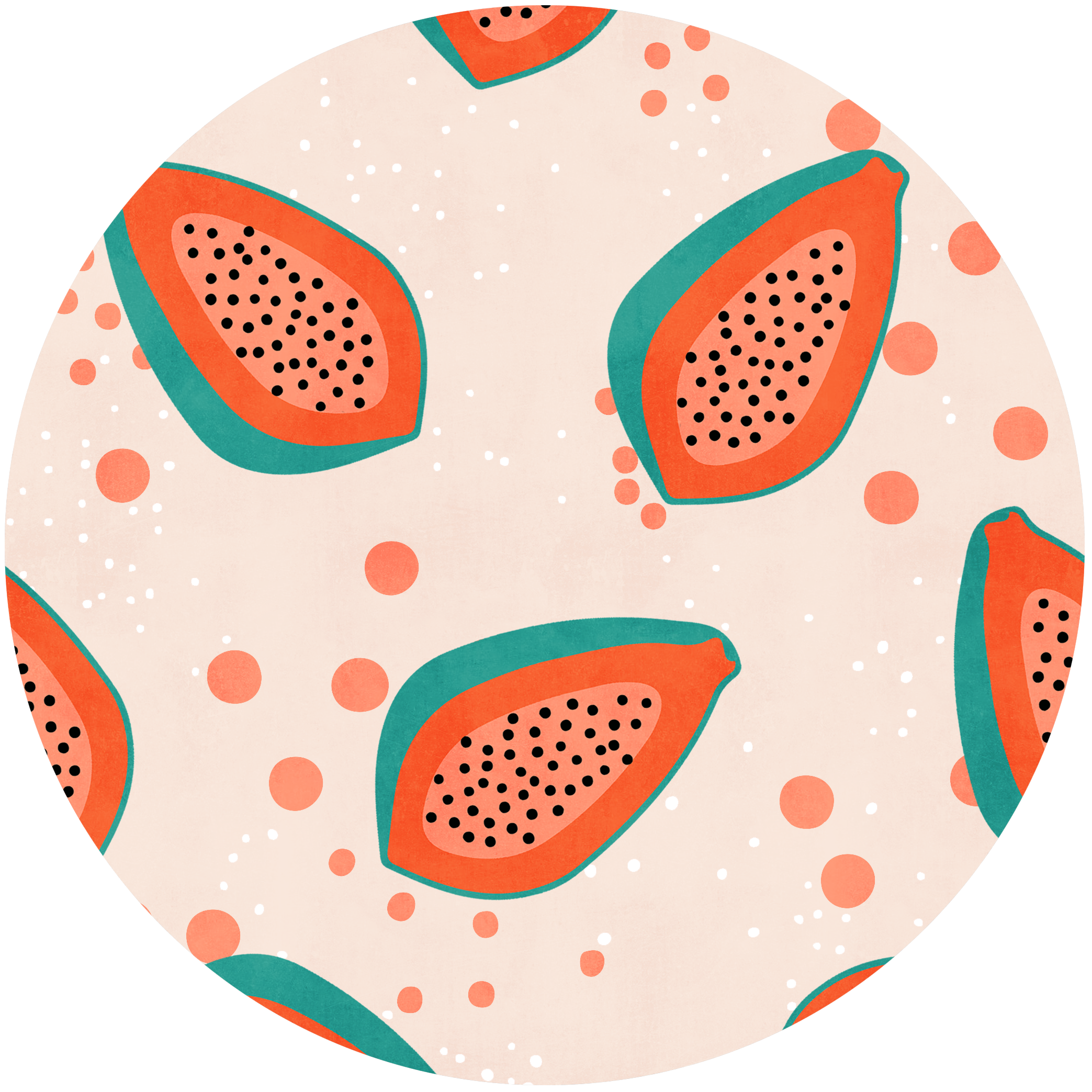 Pencil Case Small Papaya-4