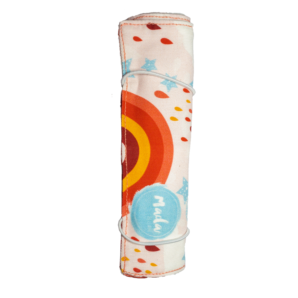 Pink Rainbow Long Pencil Case-1