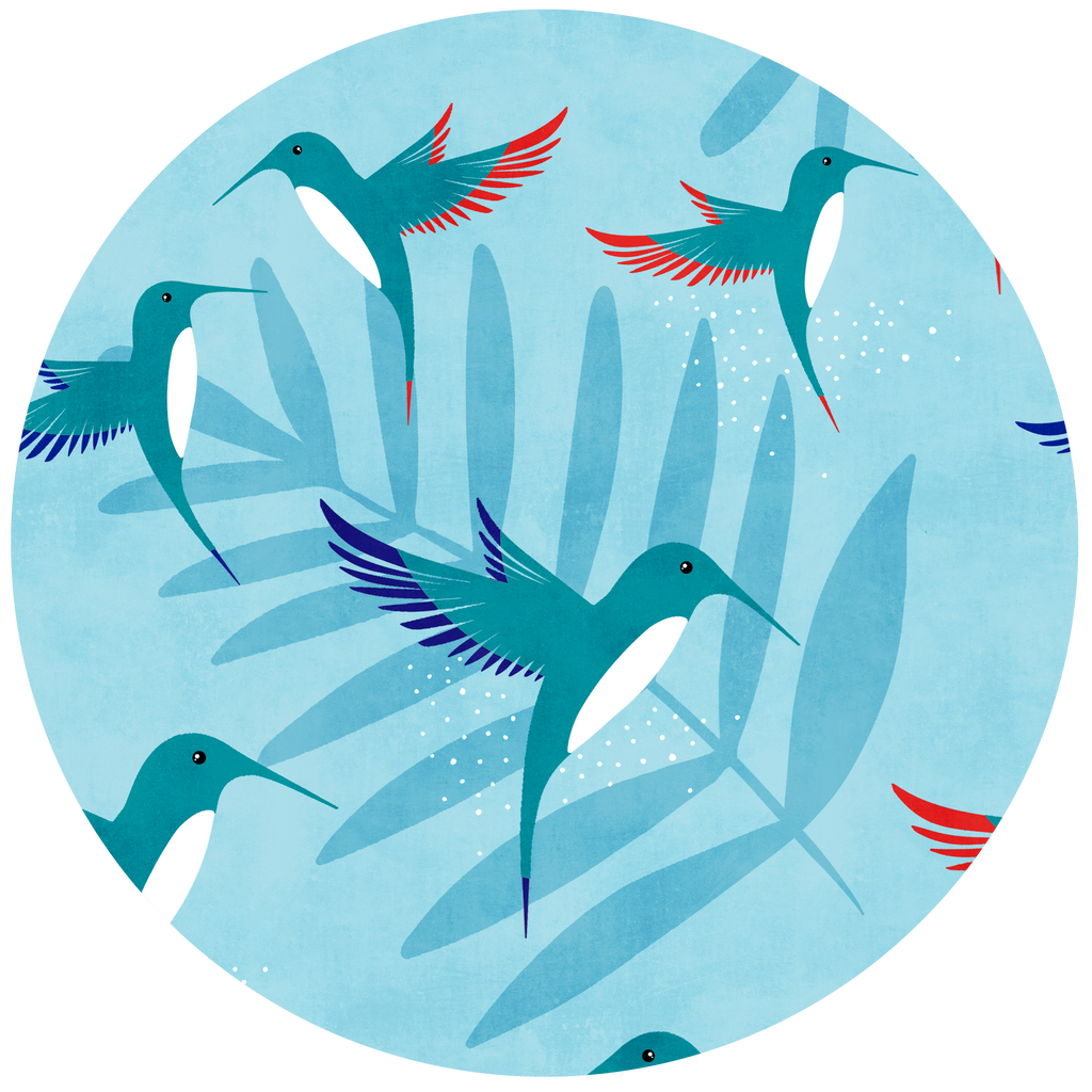 Pencil Case Small Hummingbird-3