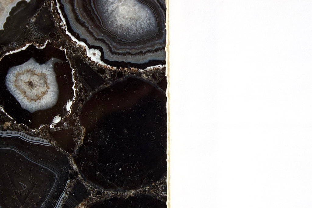 Black Agate Wall Clock | Square-3